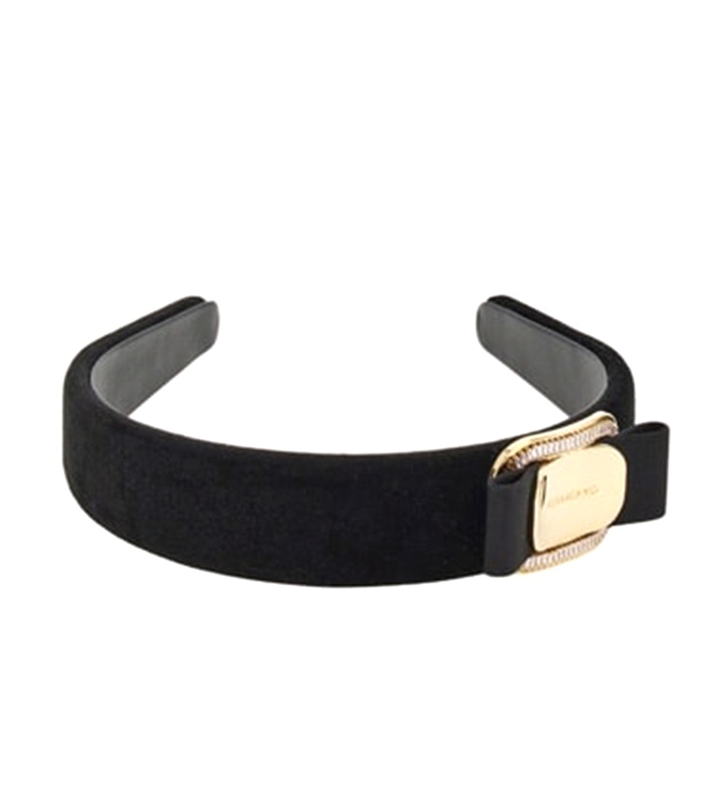 New Vara Plate Headband Black