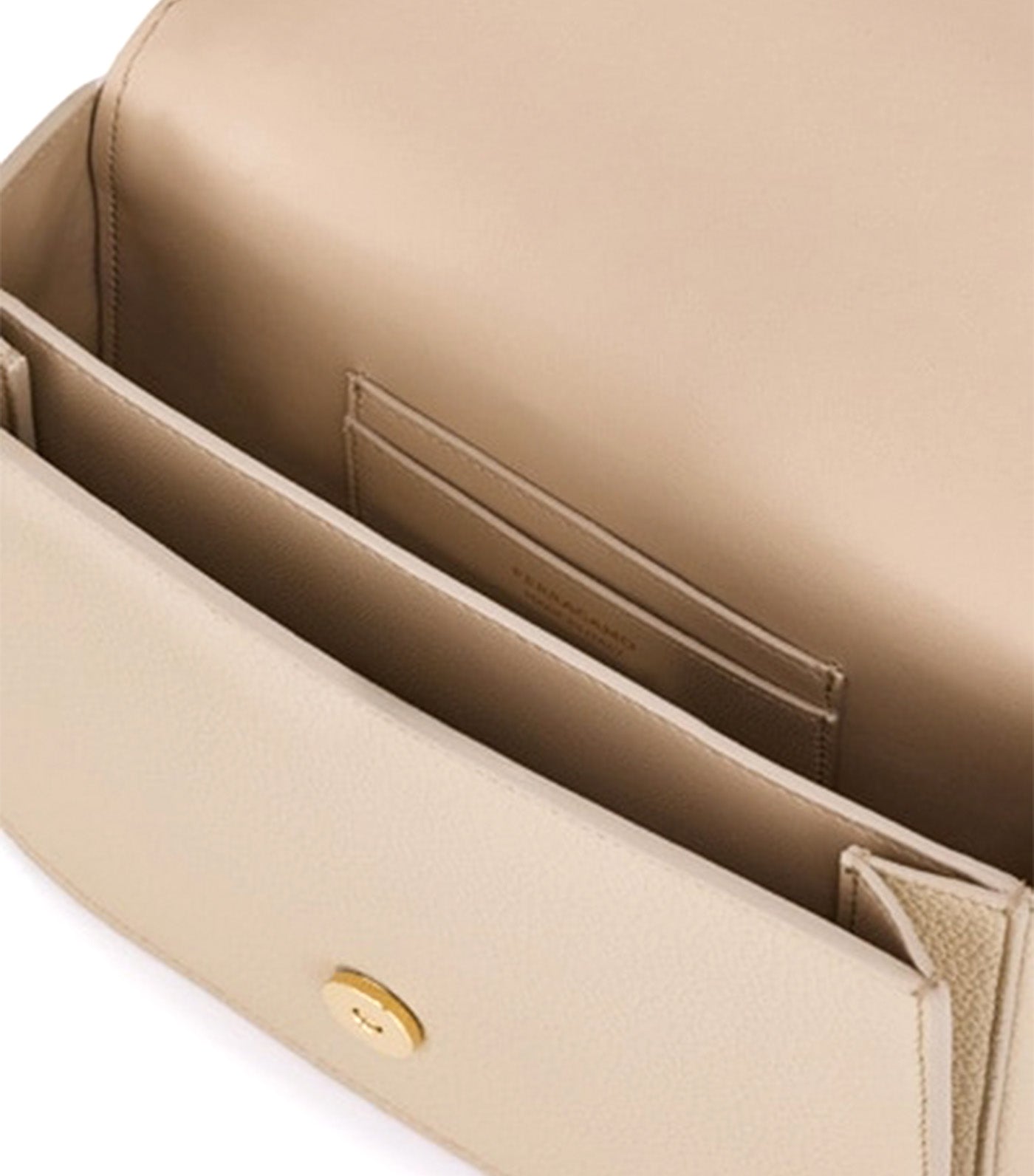 Double Gancini Crossbody Bag Stone