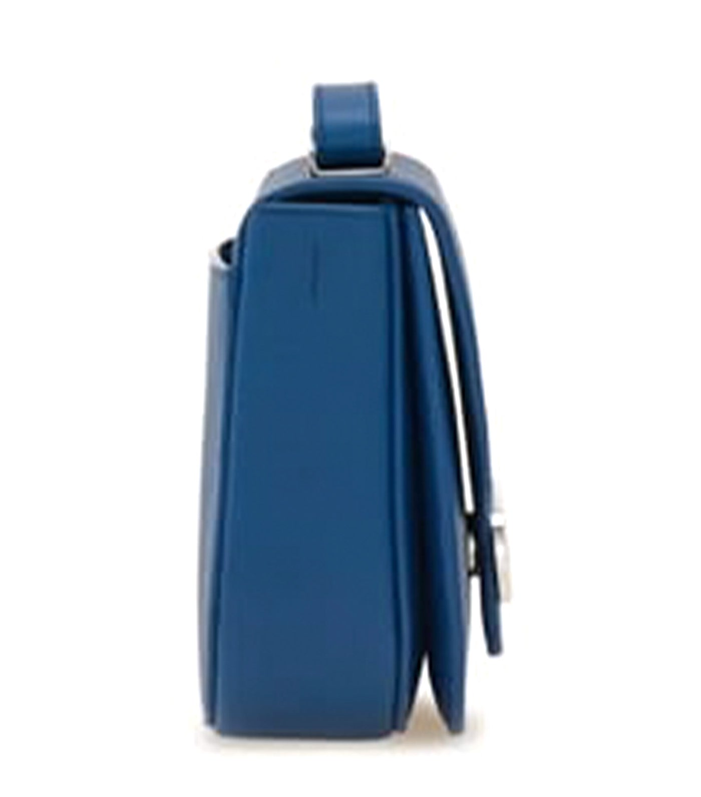 Double Gancini Crossbody Bag Teal Blue