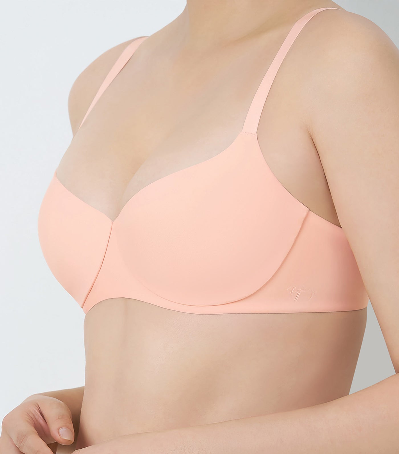 Body Make Up Illusion Smooth Light Padded Wired Bra Peach