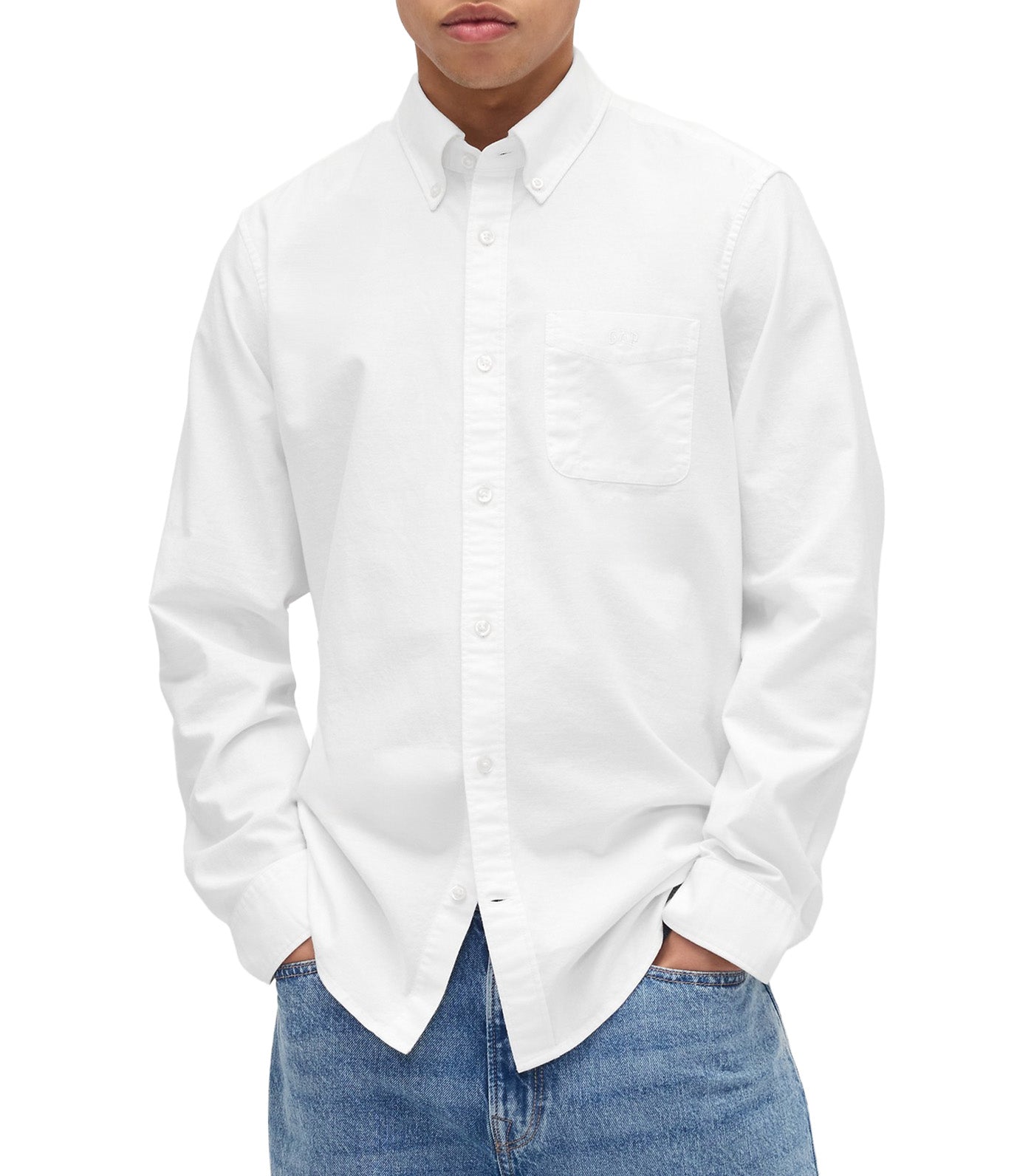 GAP Oxford Shirt Optic White