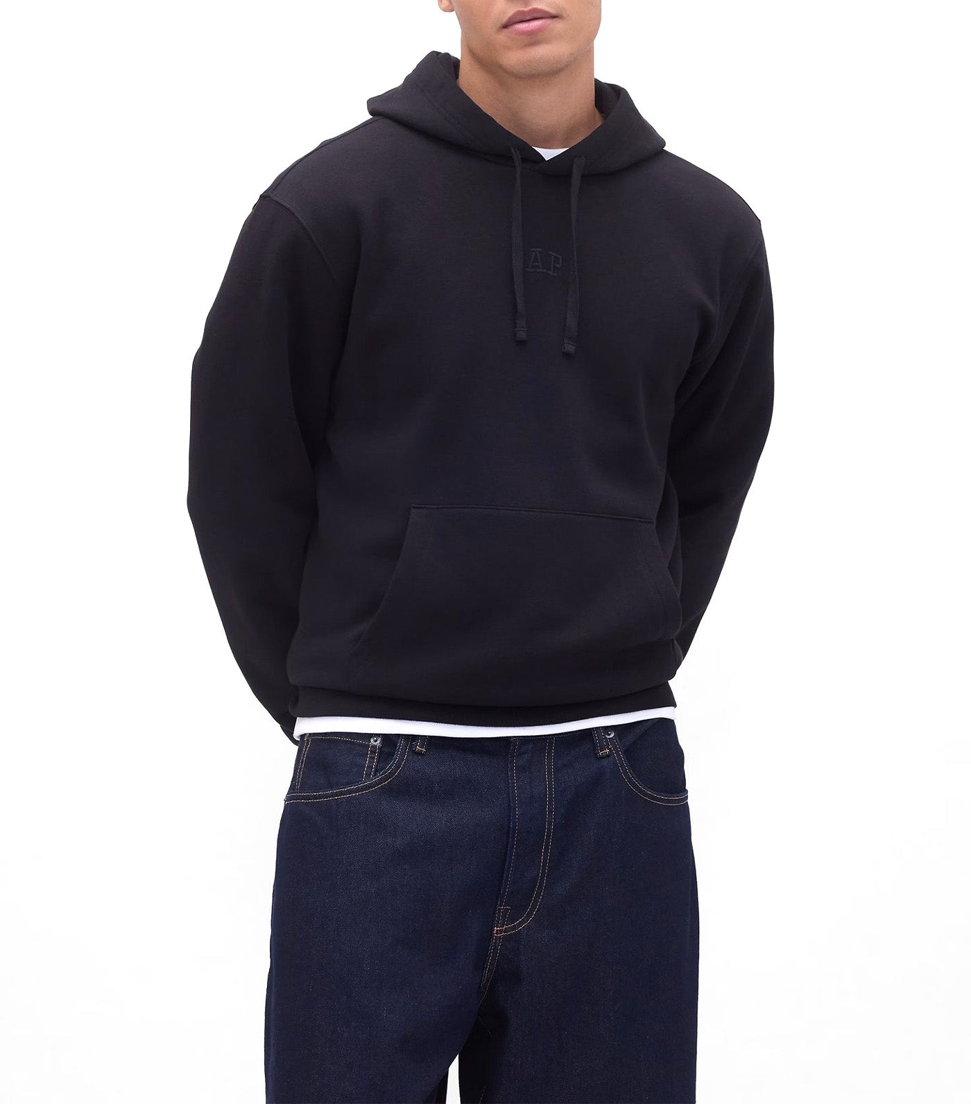 Relaxed Mini-Logo Hoodie