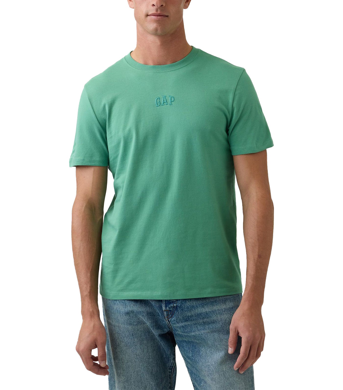 GAP Everyday Soft Mini Logo T-Shirt Arctic Green