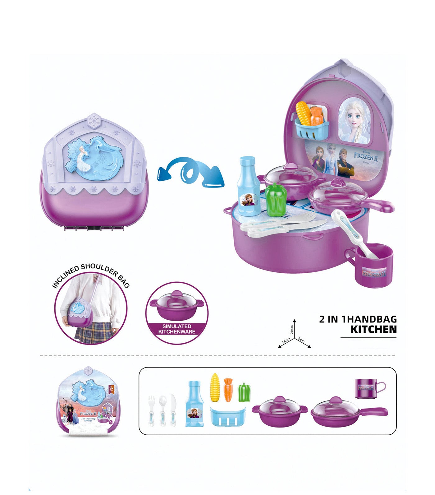 Frozen Ice and Snow Kitchen Small Satchel