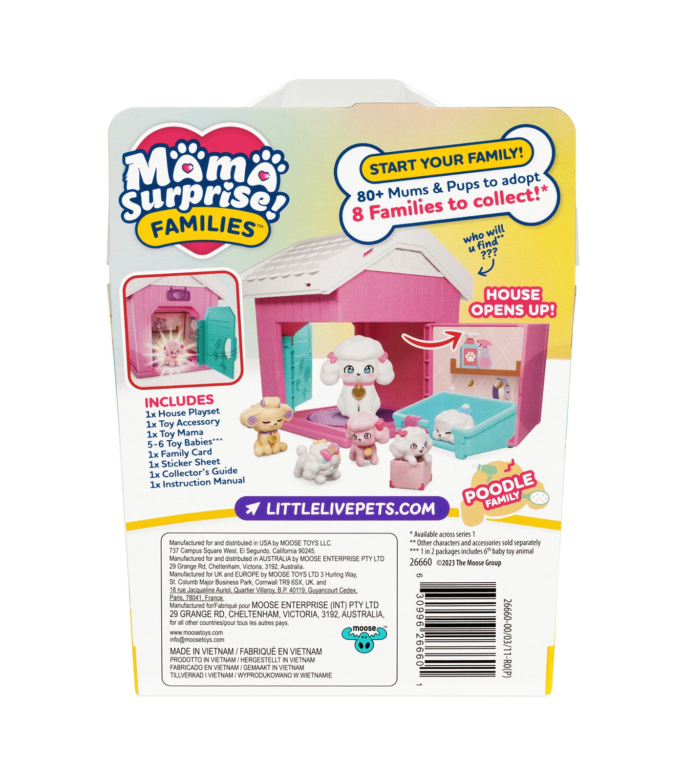 Pets Mama Surprise Families Season 1 Poodle