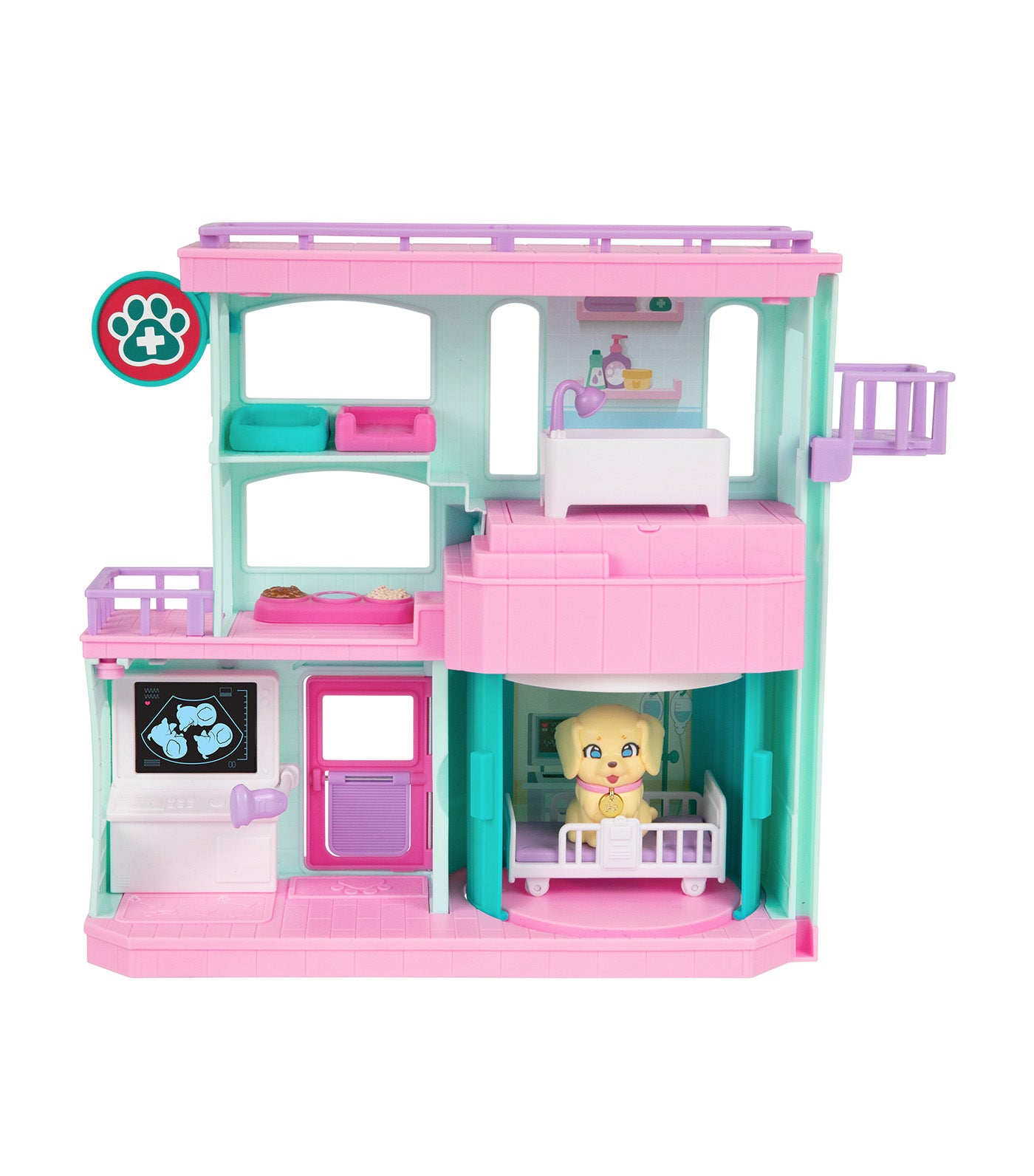 Pets Mama Surprise Families Baby Care Clinic Playset