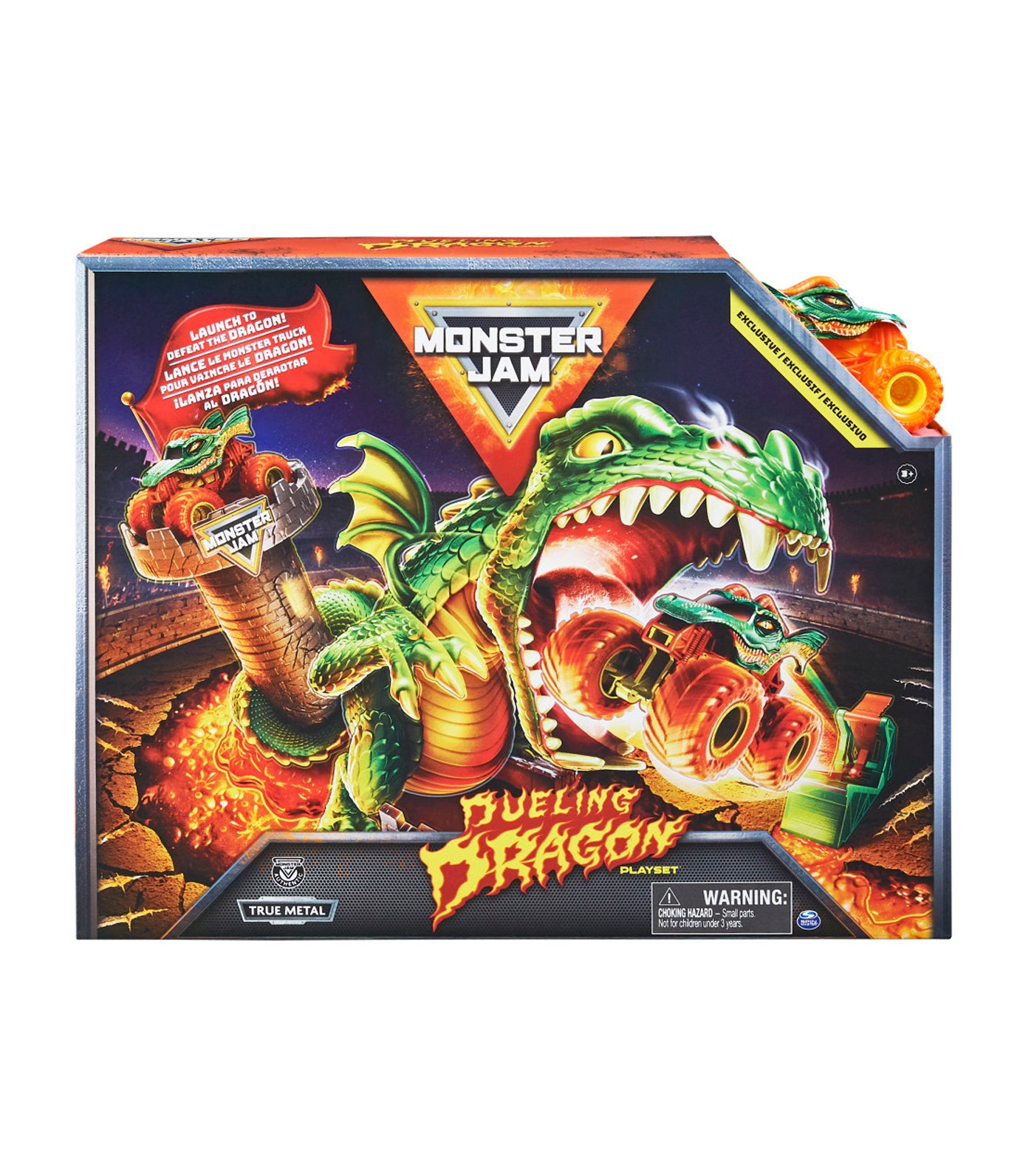 Dueling Dragon Monster Truck Playset