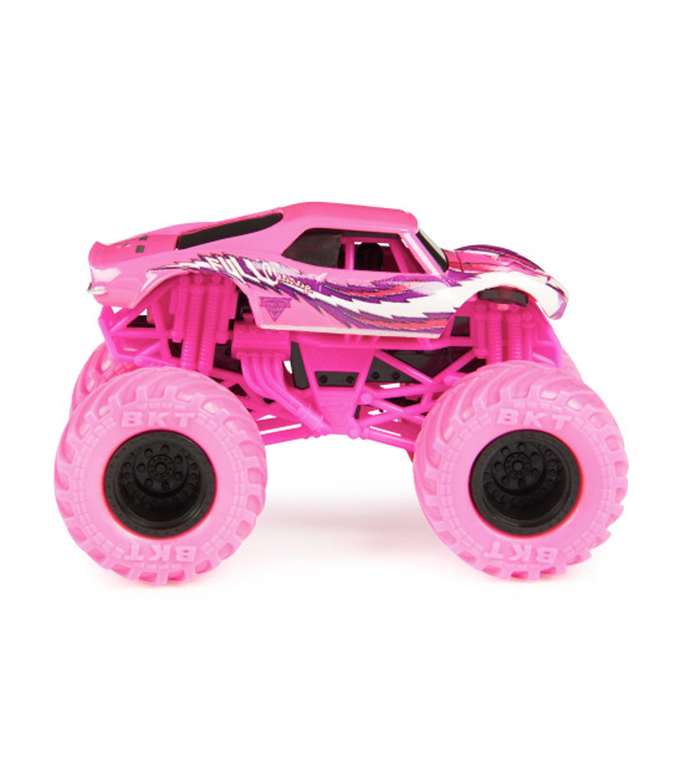 Diecast Dirty-to-Clean Monster Truck Set - Dragon VS Full Charge Neon