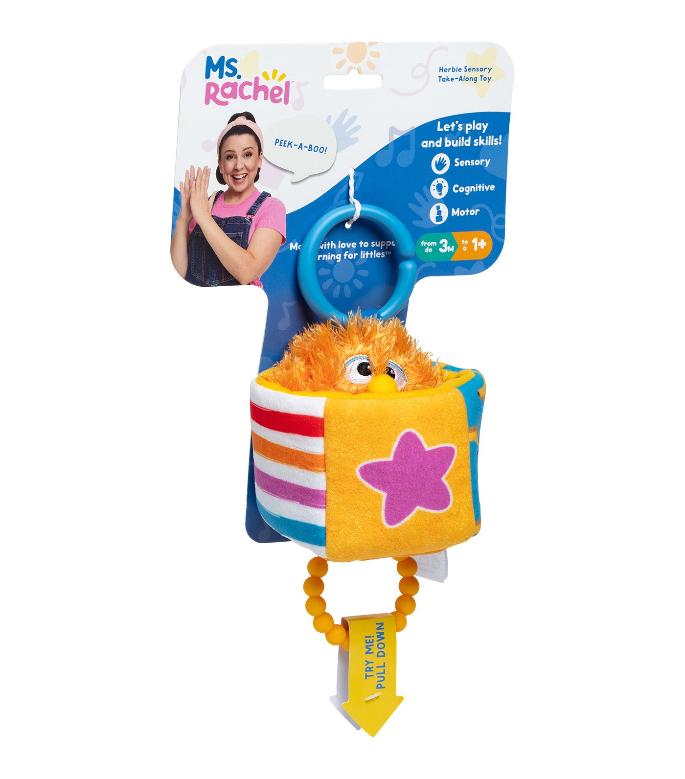 Herbie Sensory Take-Along Toy
