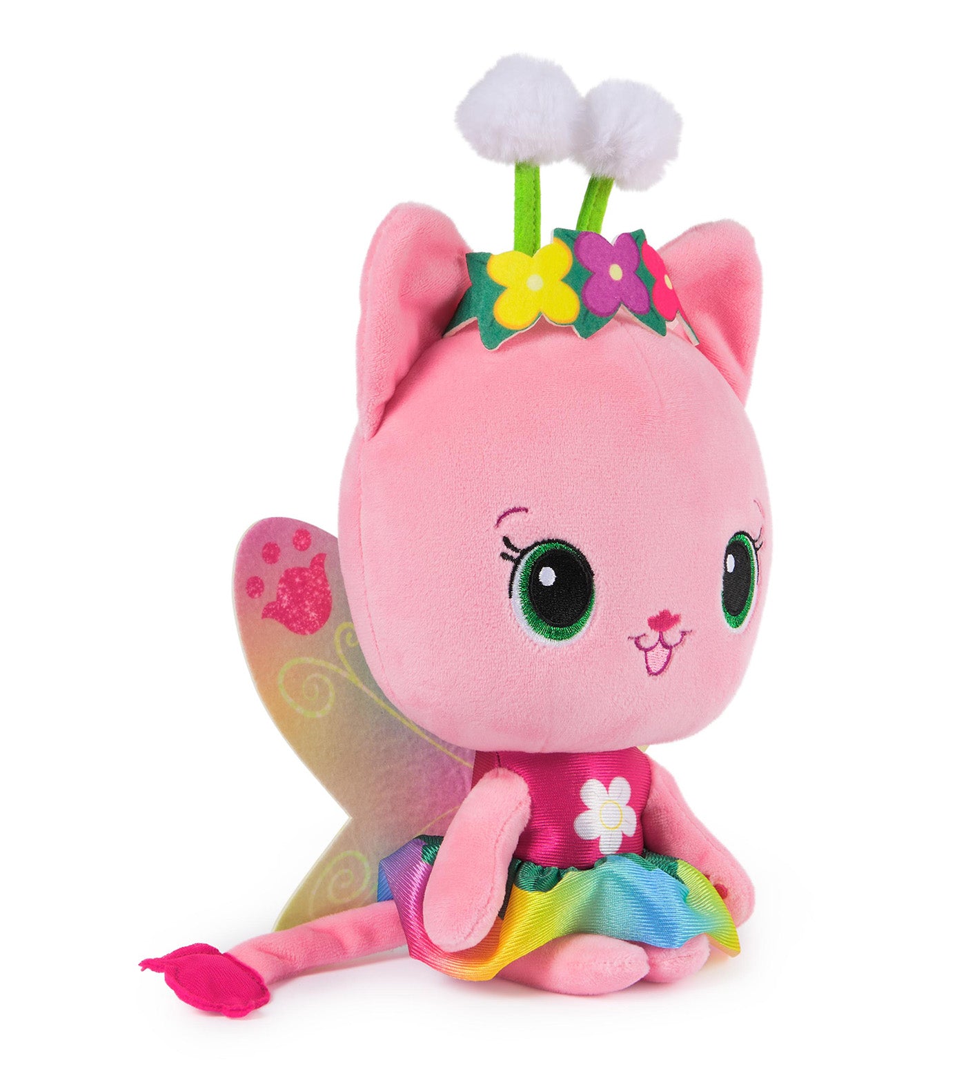 Rainbow Light-Up Kitty Fairy Plush