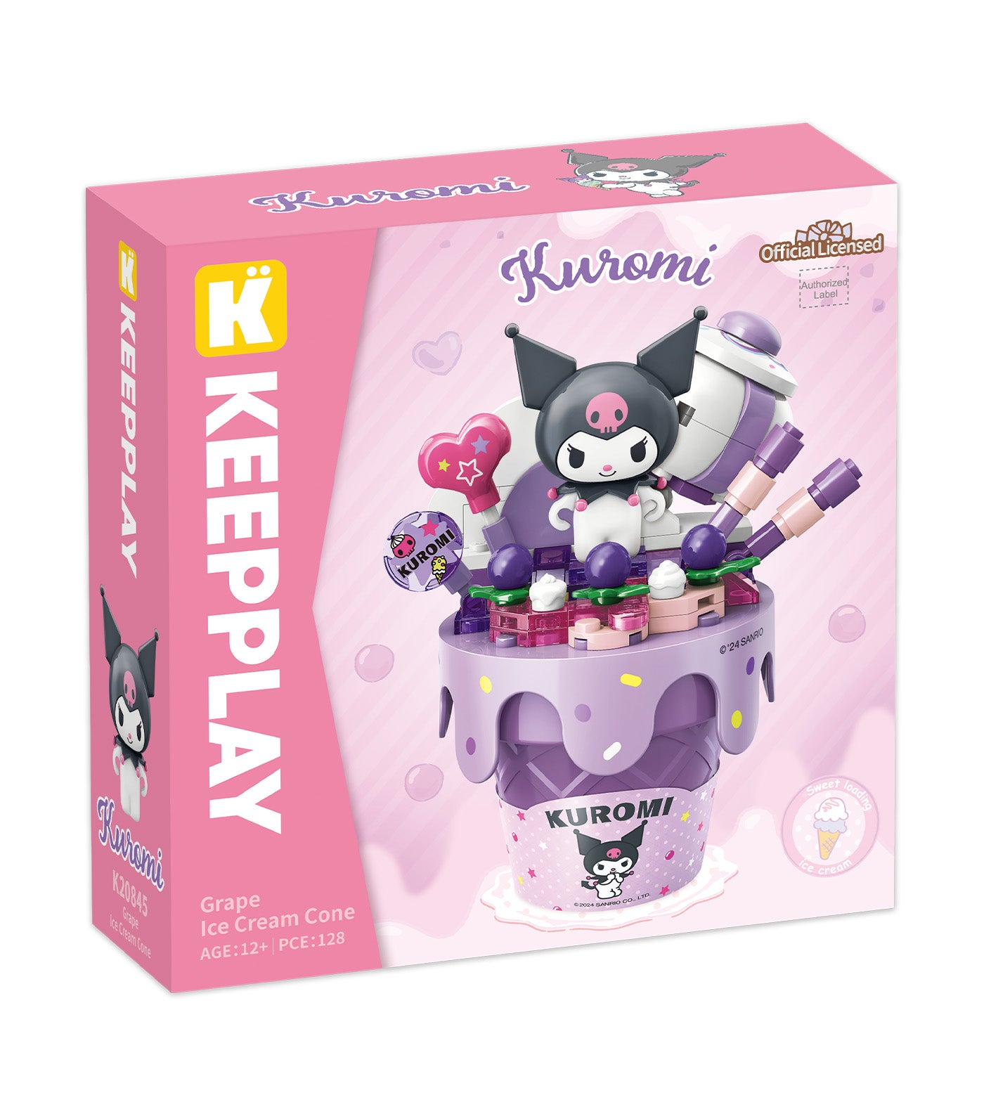 Kuromi Grape Cone