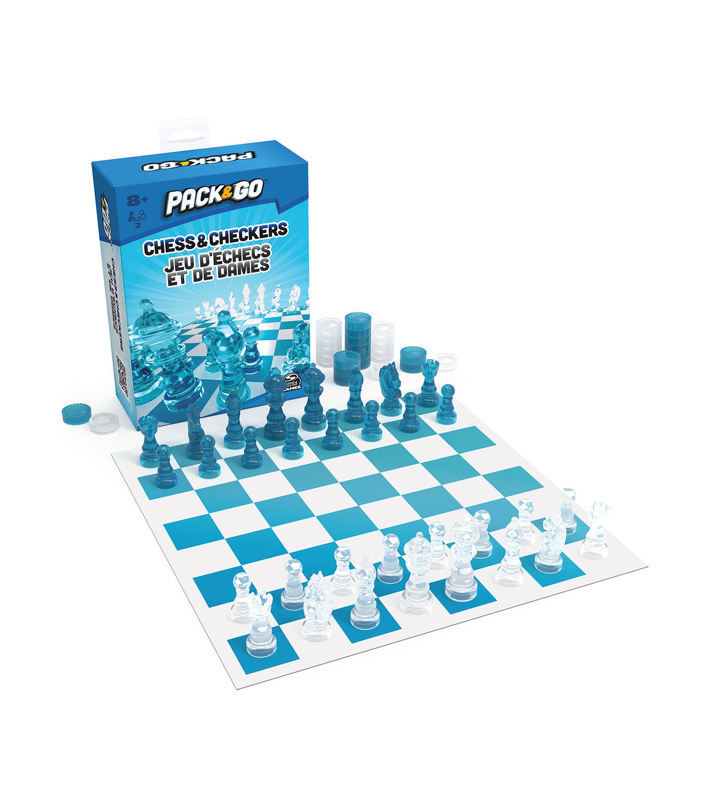 Pack & Go Chess & Checkers