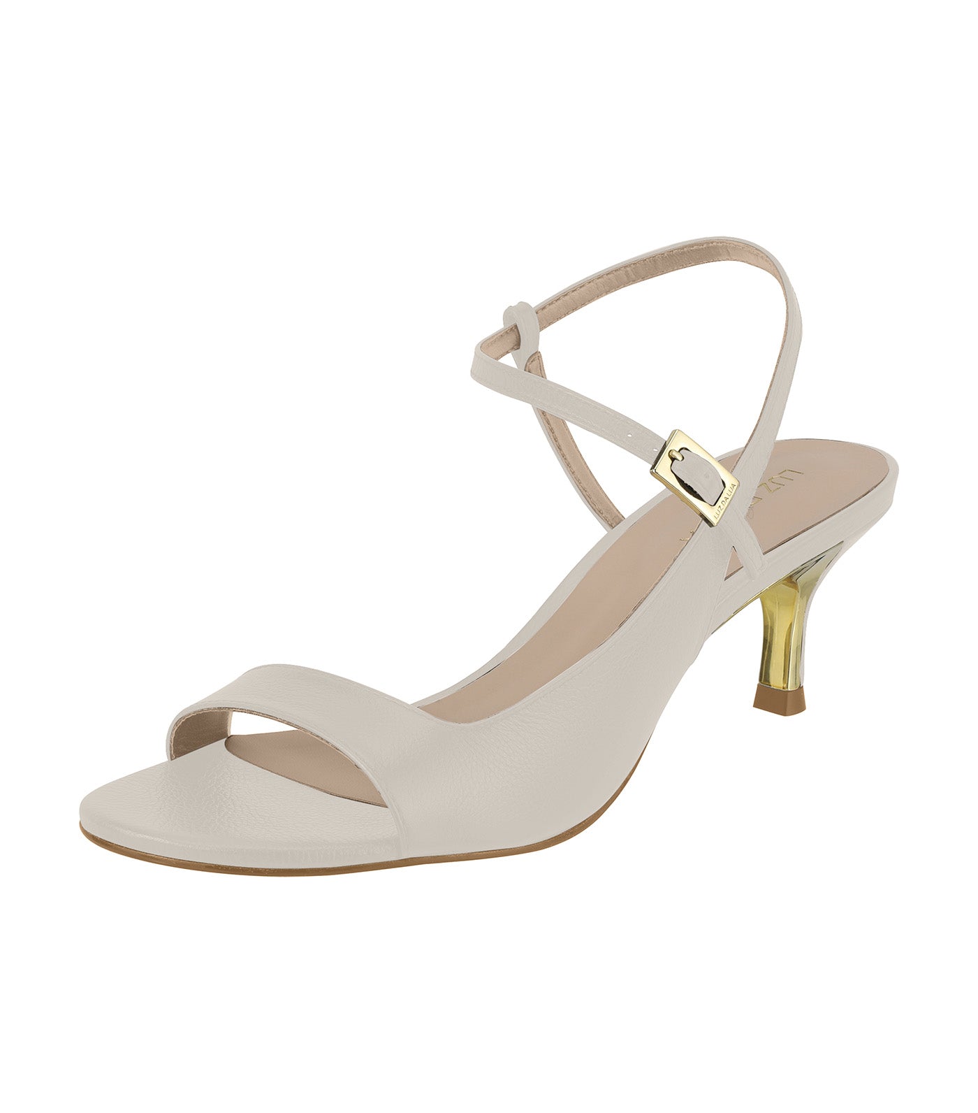 Slim Low Heel Sandals Saara Panna