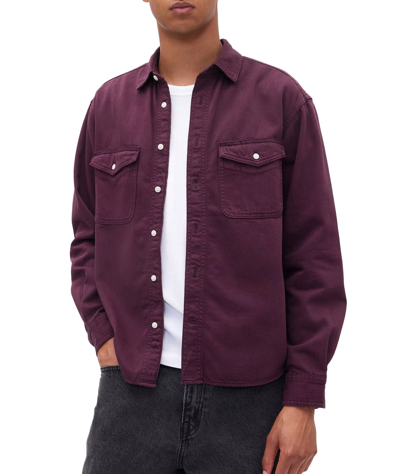 UltraSoft Denim Relaxed Shirt