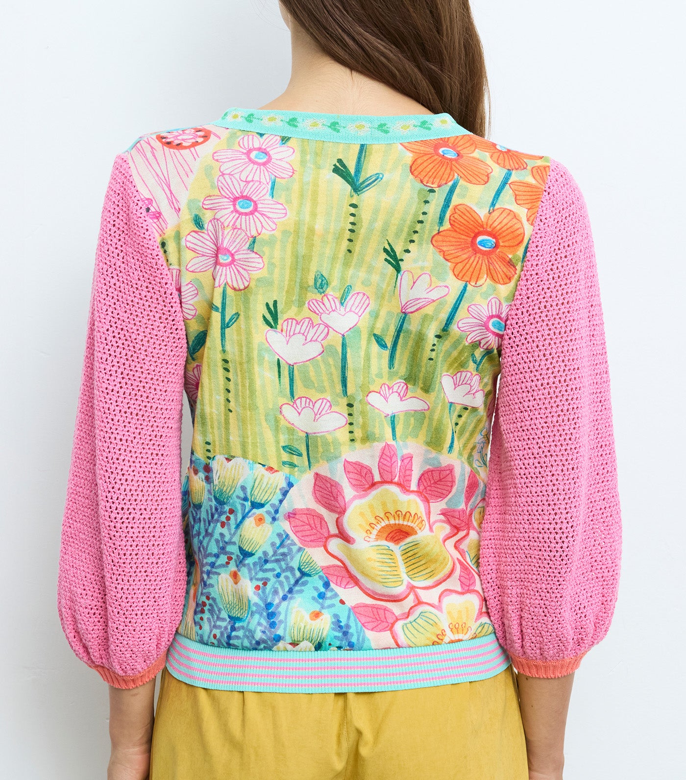 Long Sleeve Cardigan Multicolor