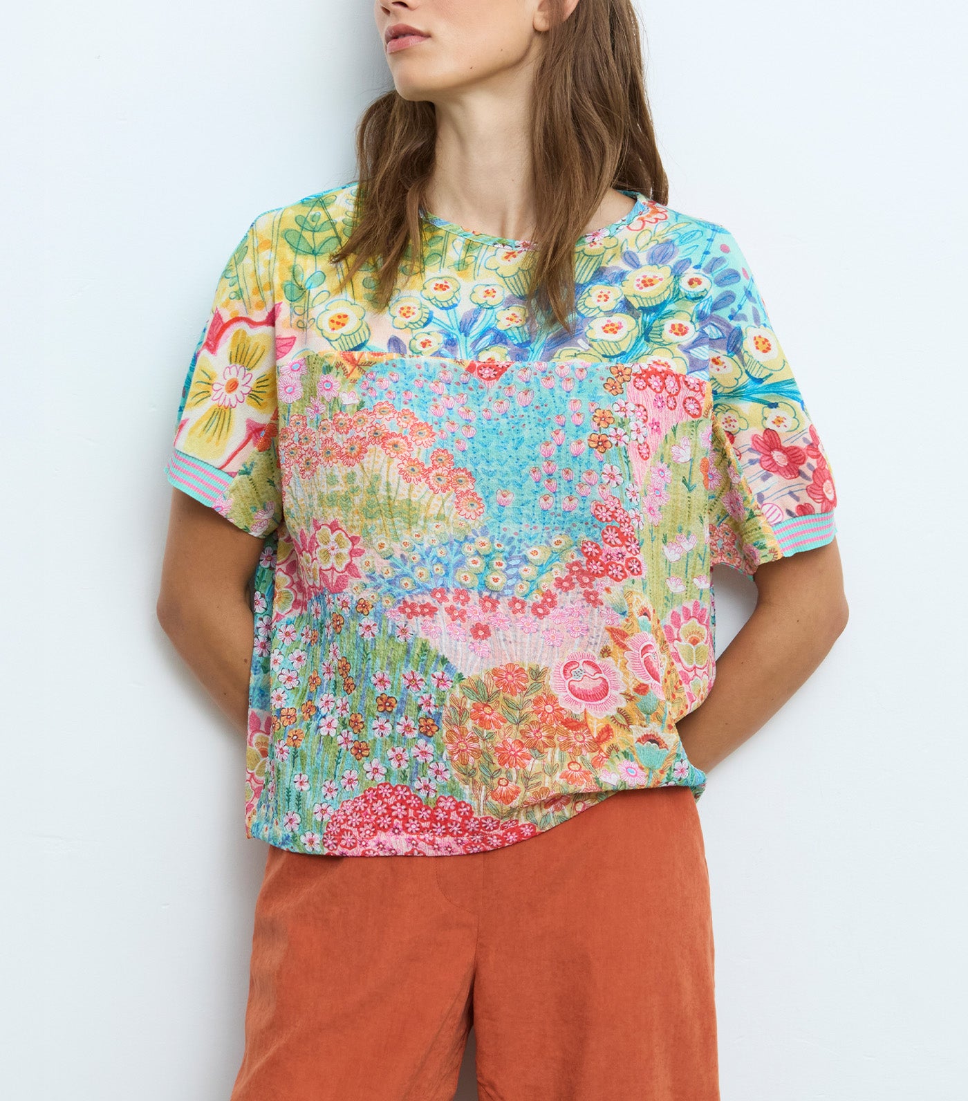 Floral Print T-Shirt Multicolor
