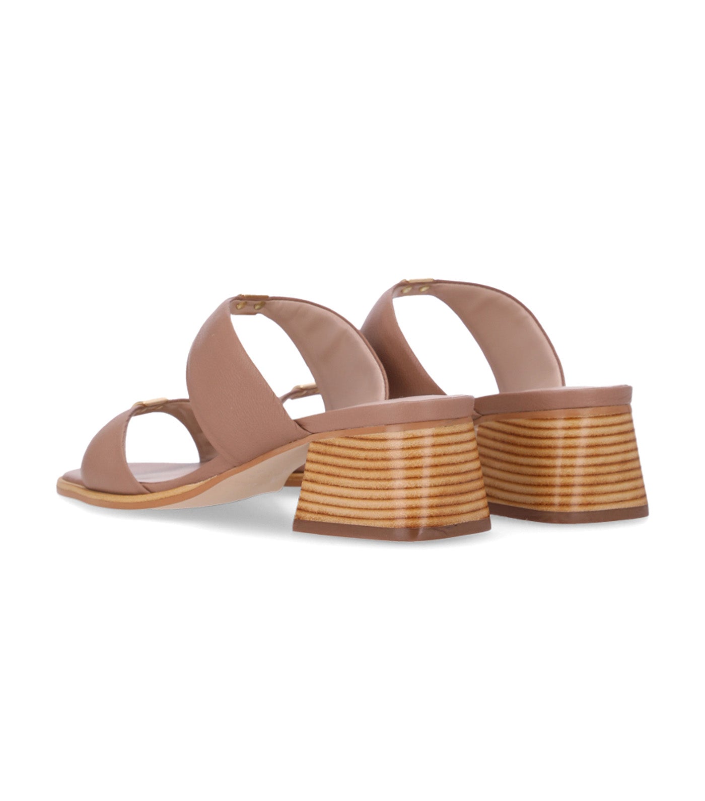 Luz da Lua Heeled Sandals Saara Mousse Brown