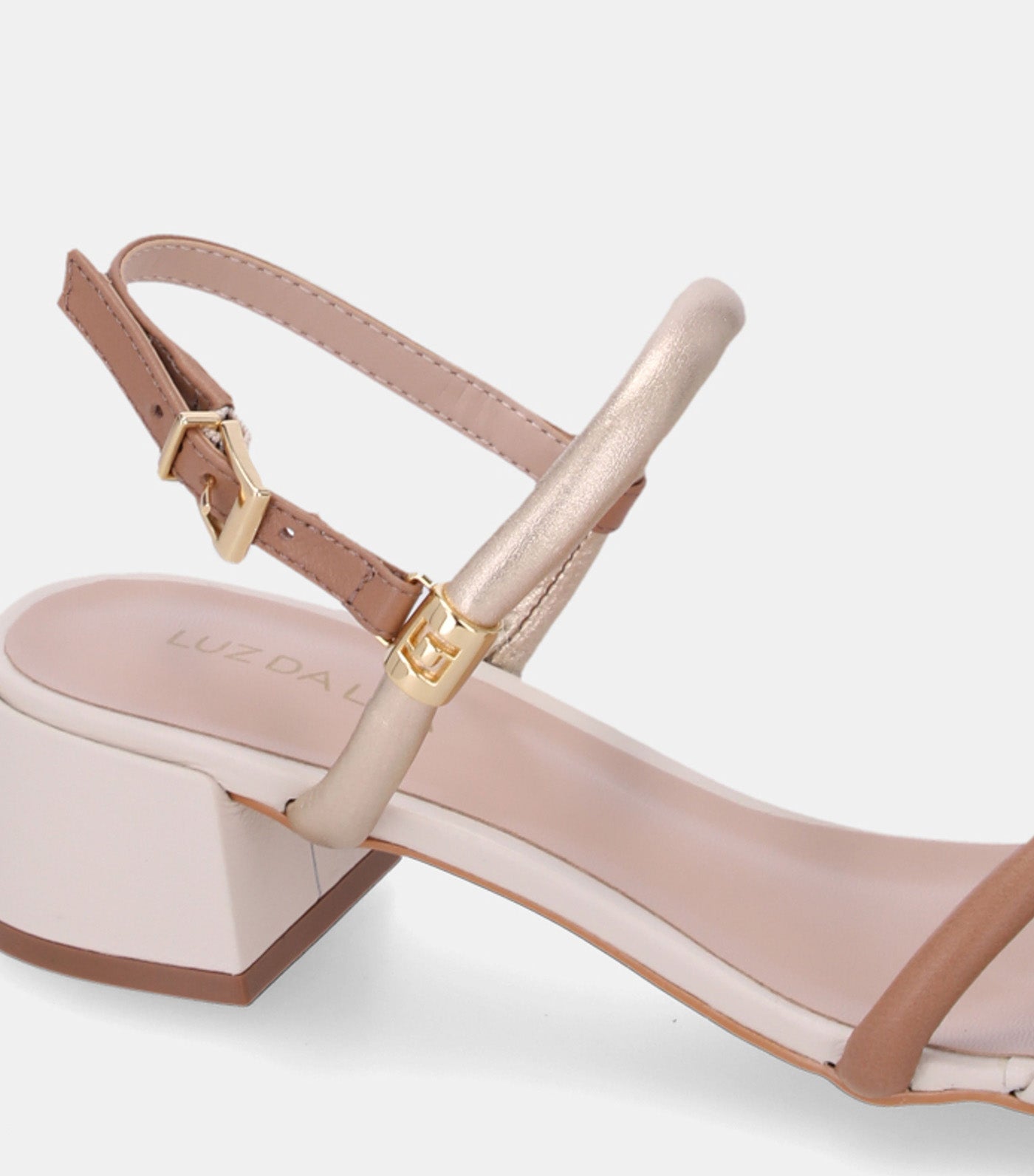 Luz da Lua Heeled Sandals Saara Luminati Multi