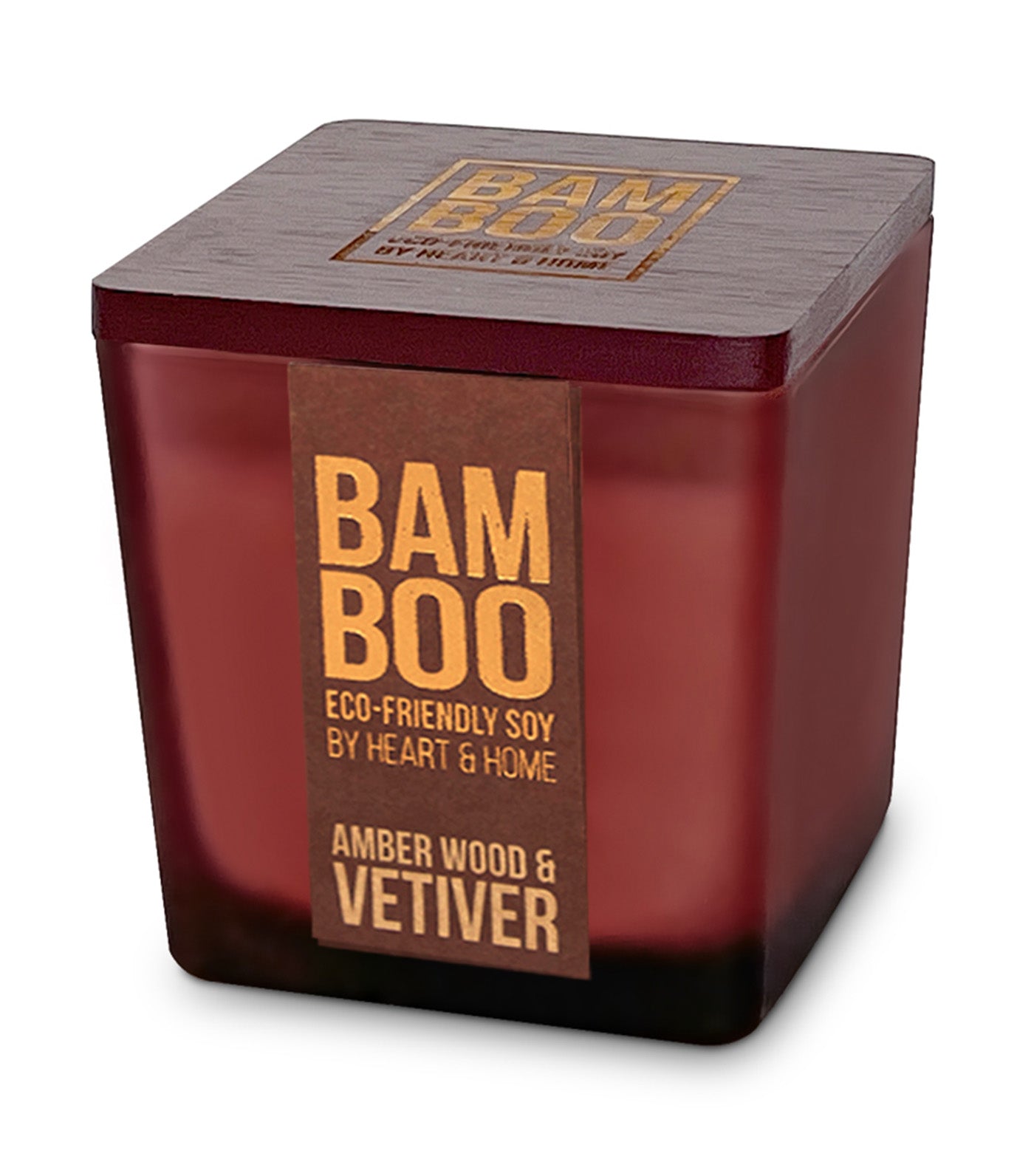 Amber Wood & Vetiver Soy Candle