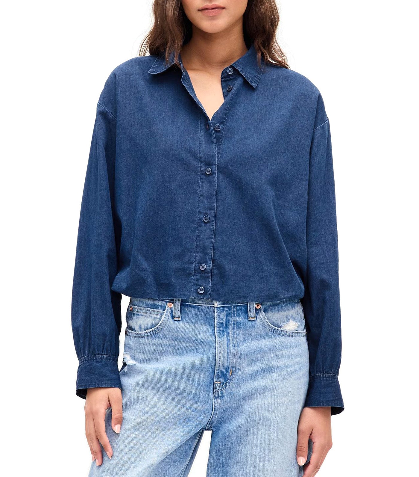 Bubble Hem Shirt