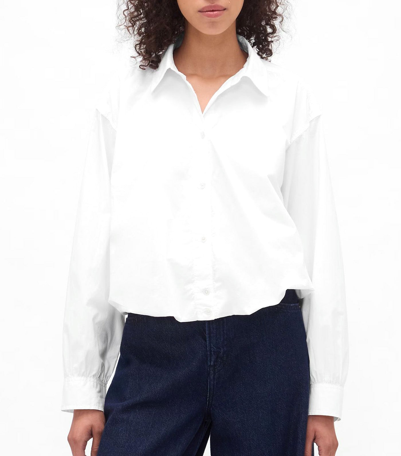 Bubble Hem Shirt