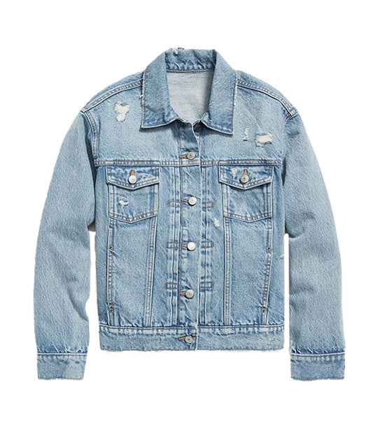 Classic Jean Jacket for Women Light Wash
