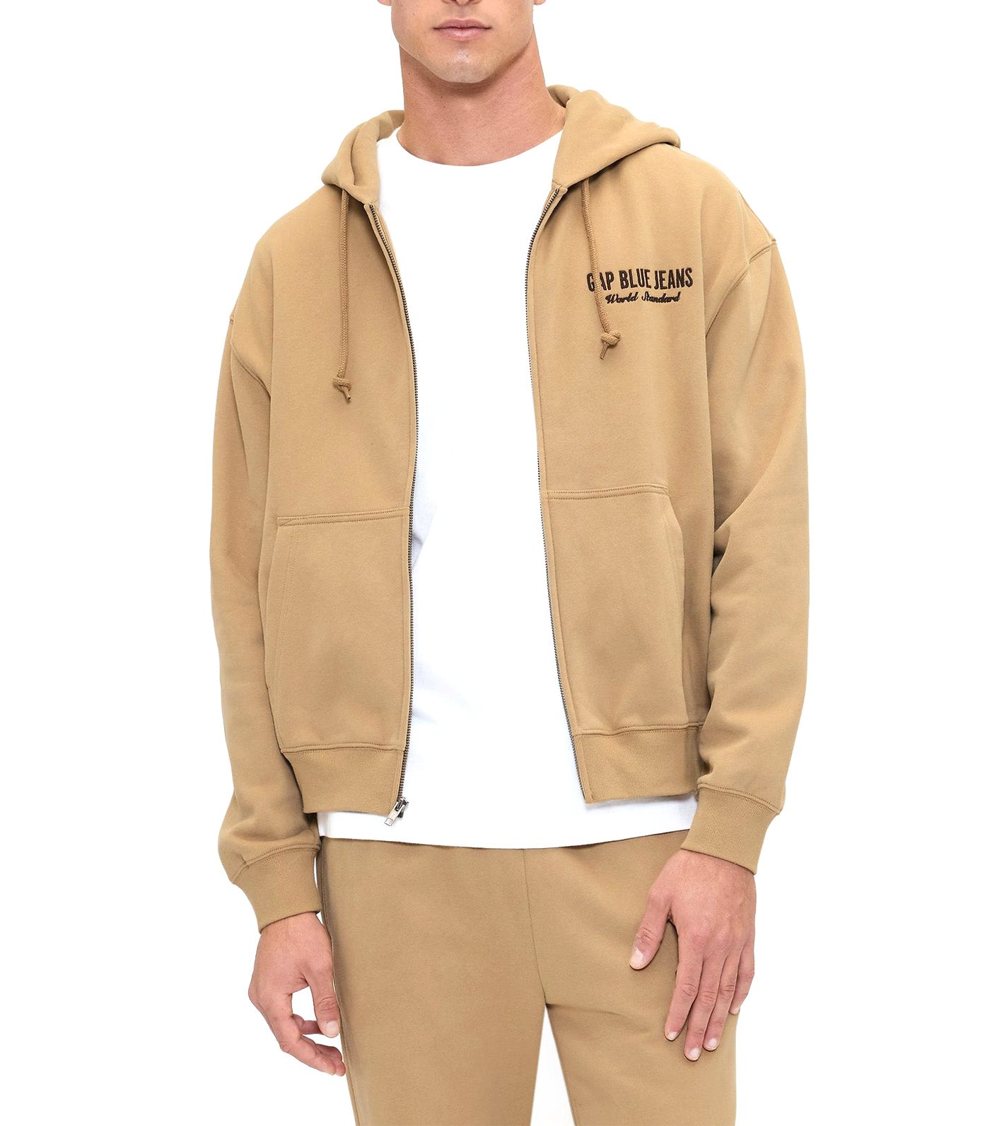 VintageSoft Jeans Zip Hoodie