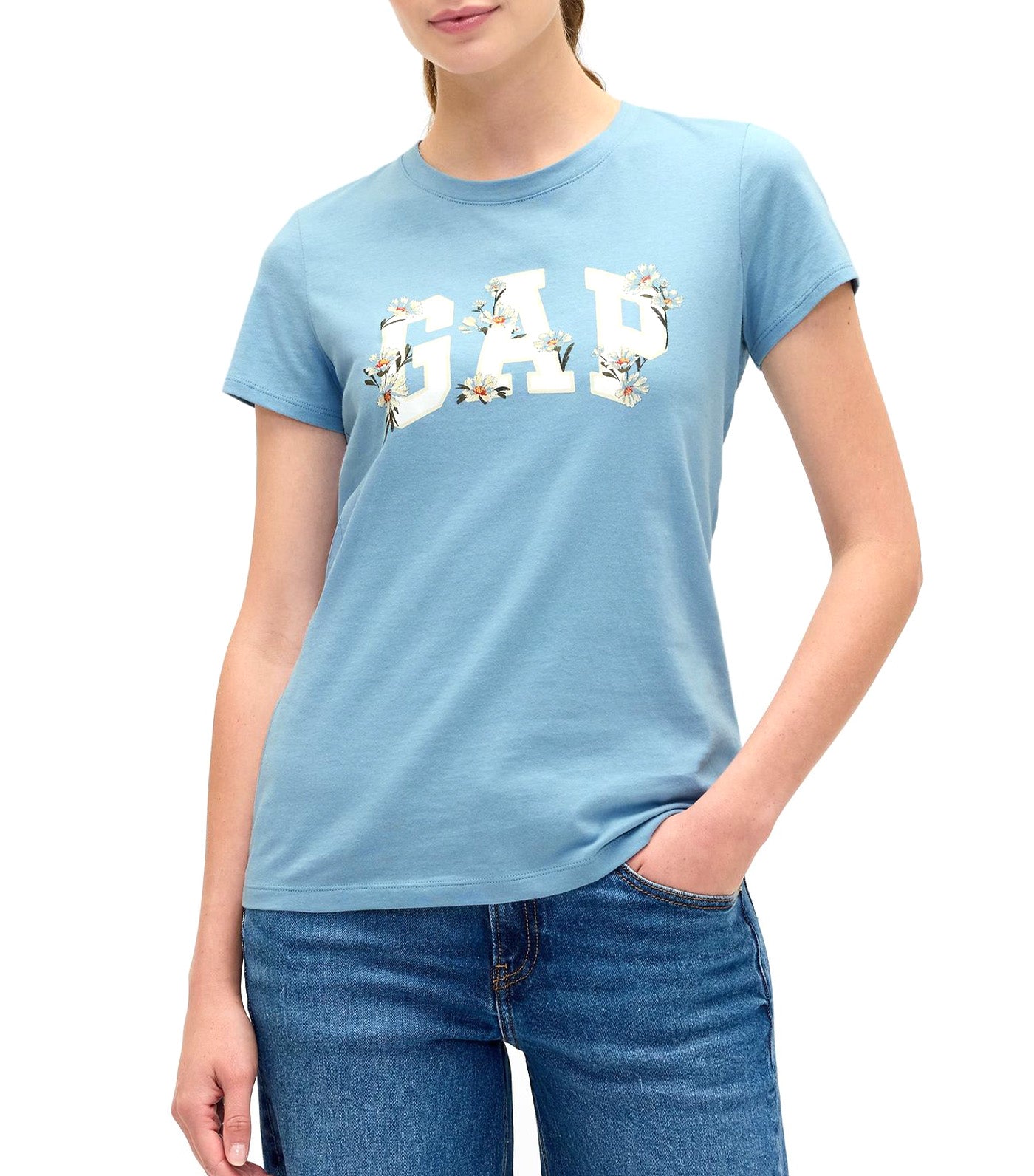 GAP Logo T-Shirt Blue Stone