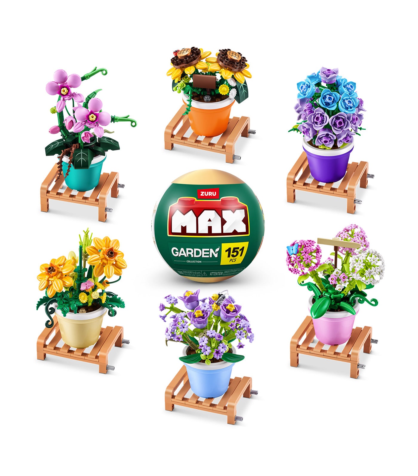 Max Build S1 Garden Pot Plants Collection