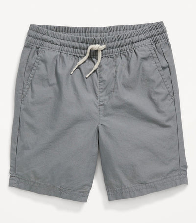 Unisex Cotton Poplin Pull-On Shorts for Toddler - Greystone