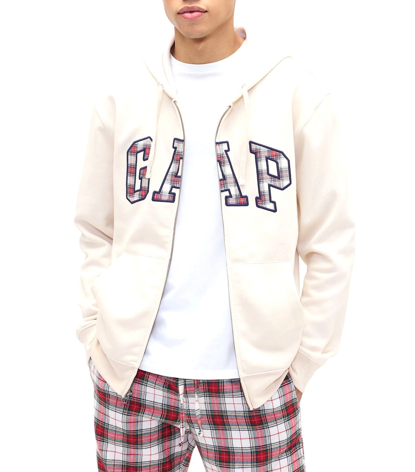 Men's Relaxed Logo Zip Hoodie