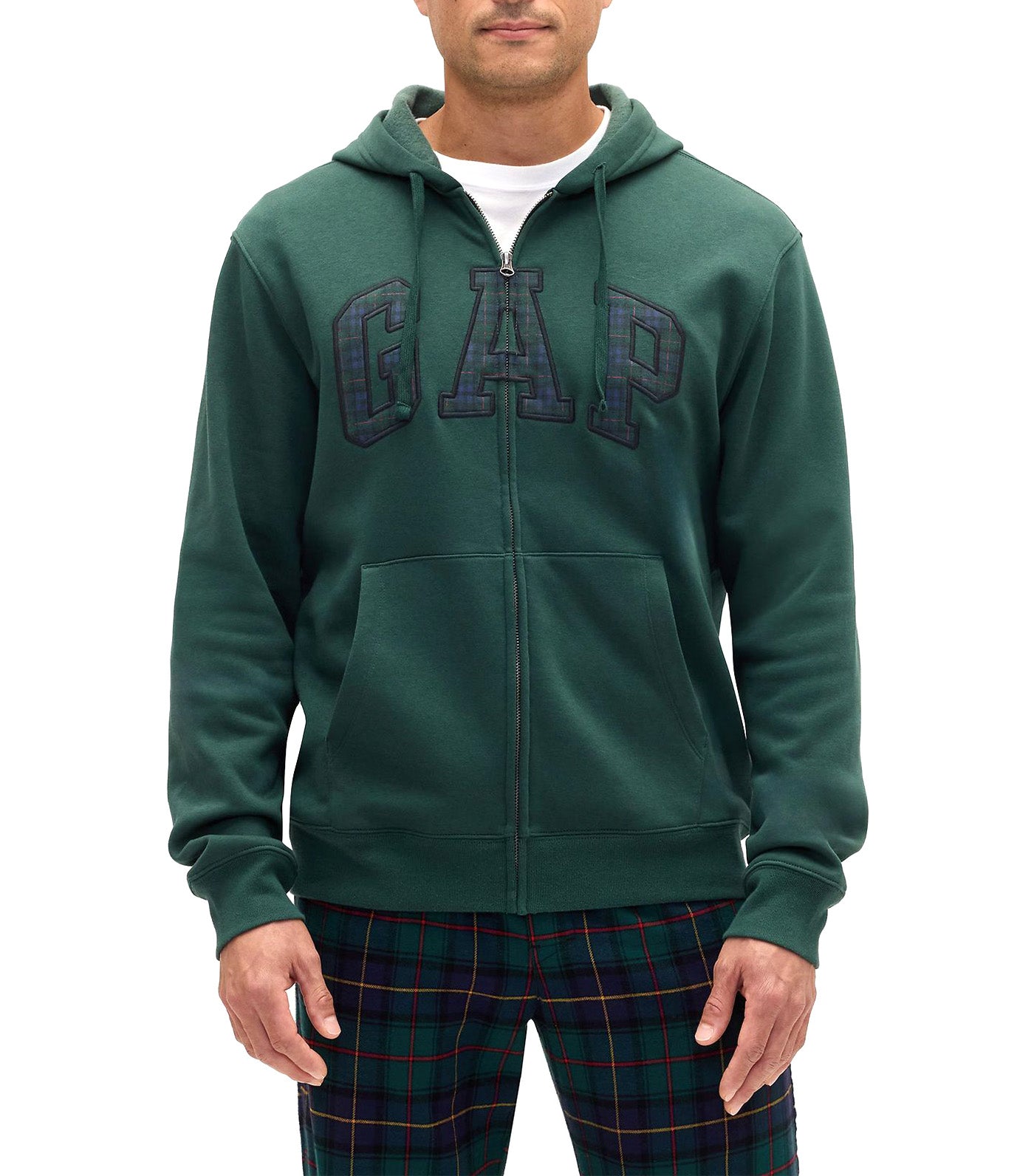 Men's Relaxed Logo Zip Hoodie