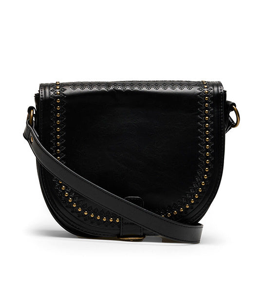 Studded Crossbody Bag Black