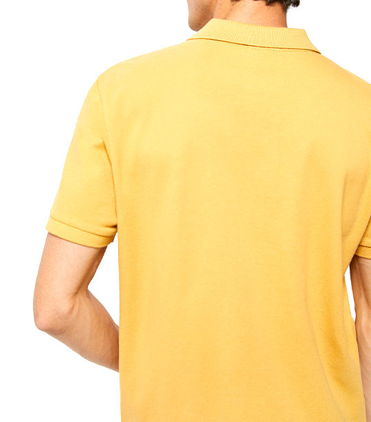 Basic Piqué Polo Mustard