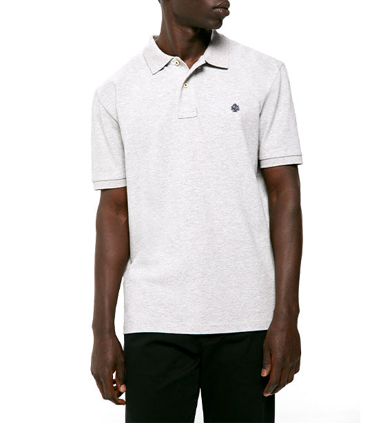 Basic Piqué Polo Gray