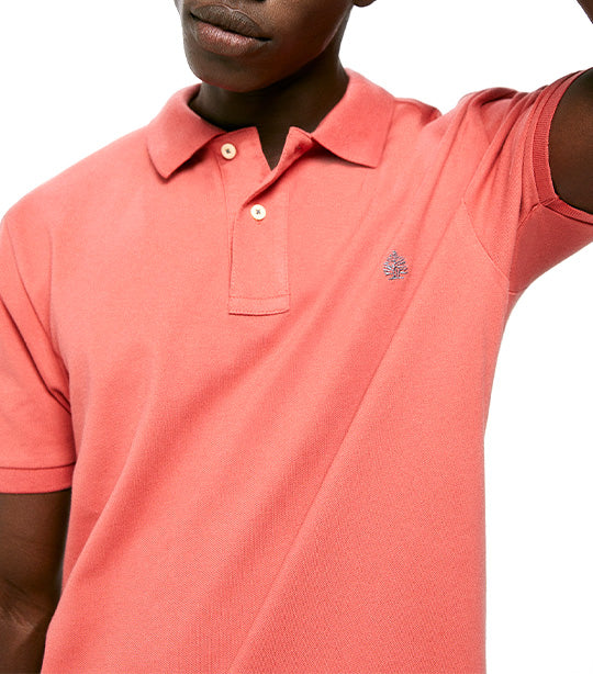 Basic Piqué Polo Red