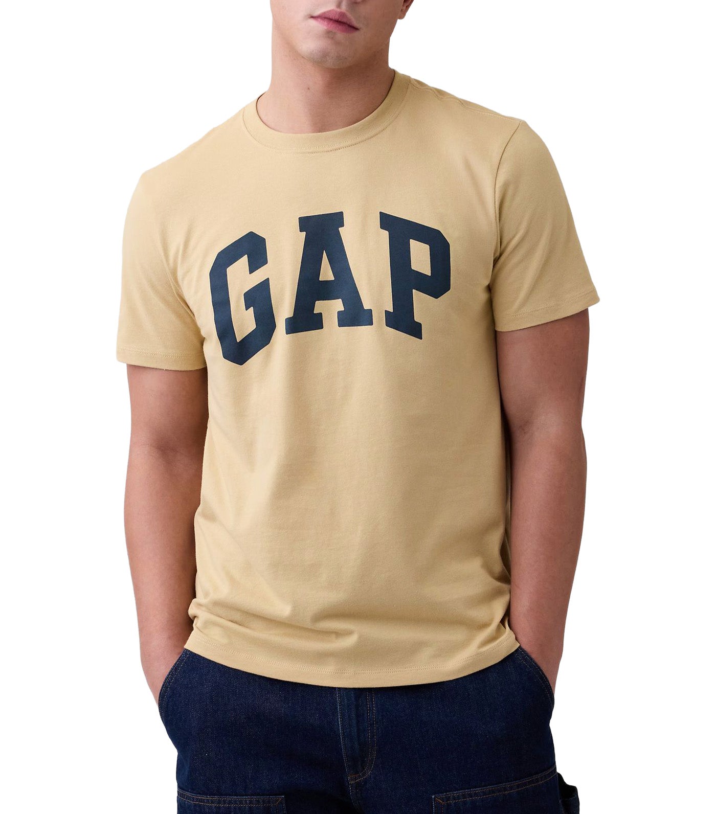 GAP Everyday Soft Logo T-Shirt Taos Taupe