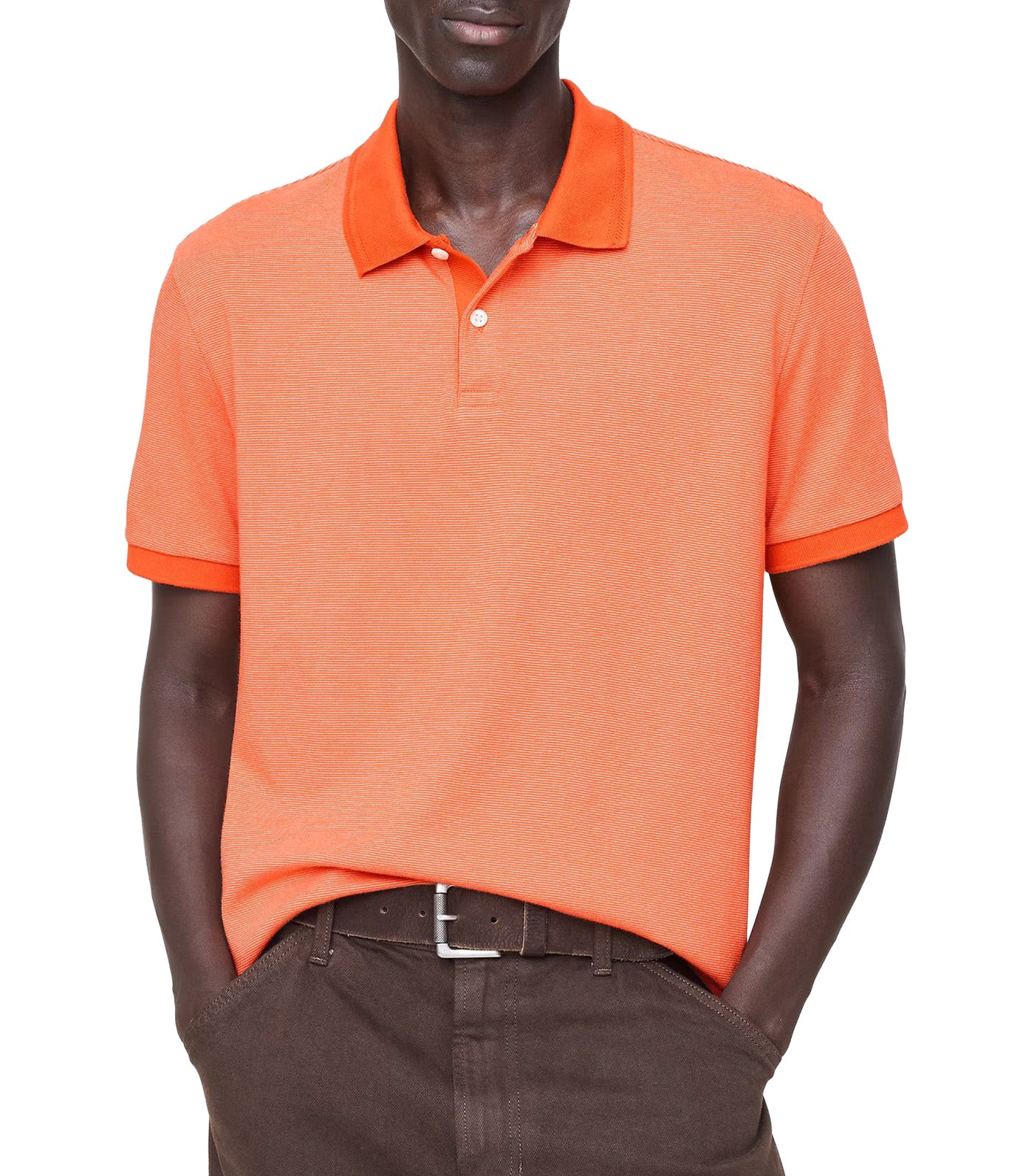 Banana Republic Luxury-Touch Polo Coral Dilemma