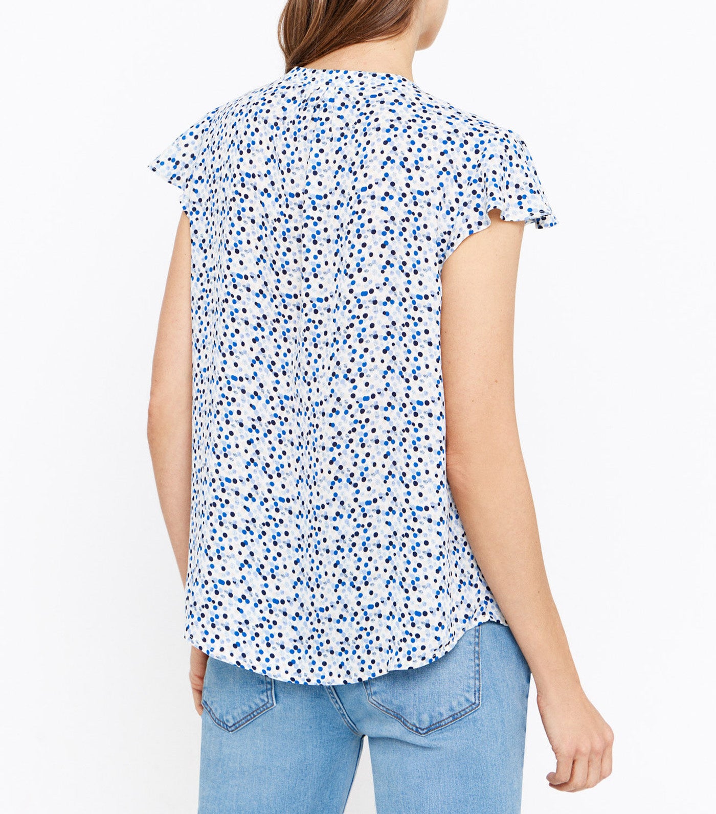 Ruffle Sleeve Blouse Multi