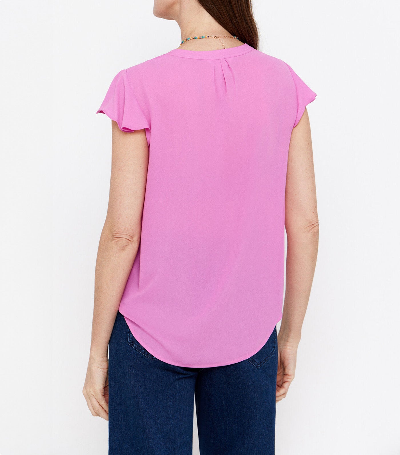 Ruffle Sleeve Blouse Lilac