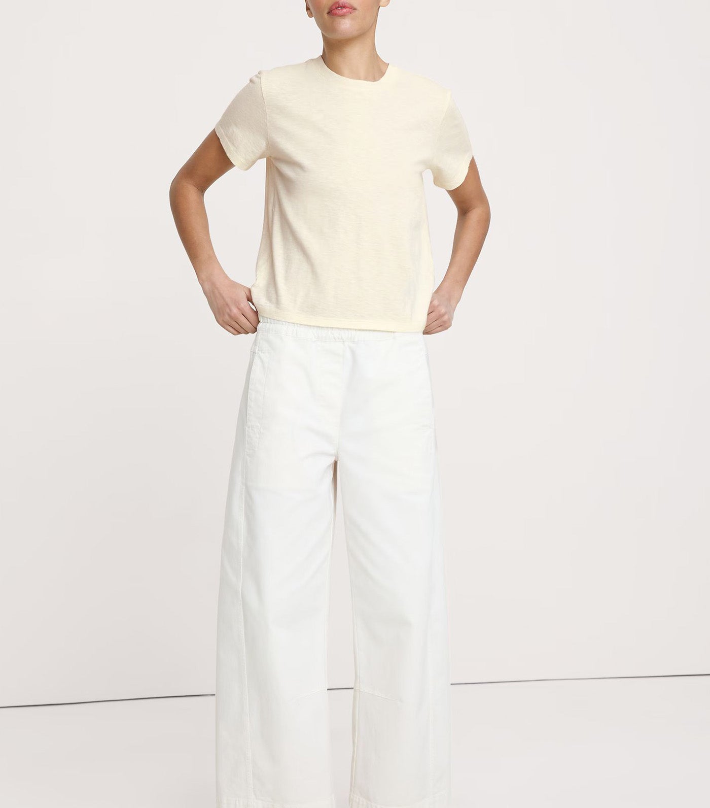 Cotton Slub Crew-Neck T-Shirt