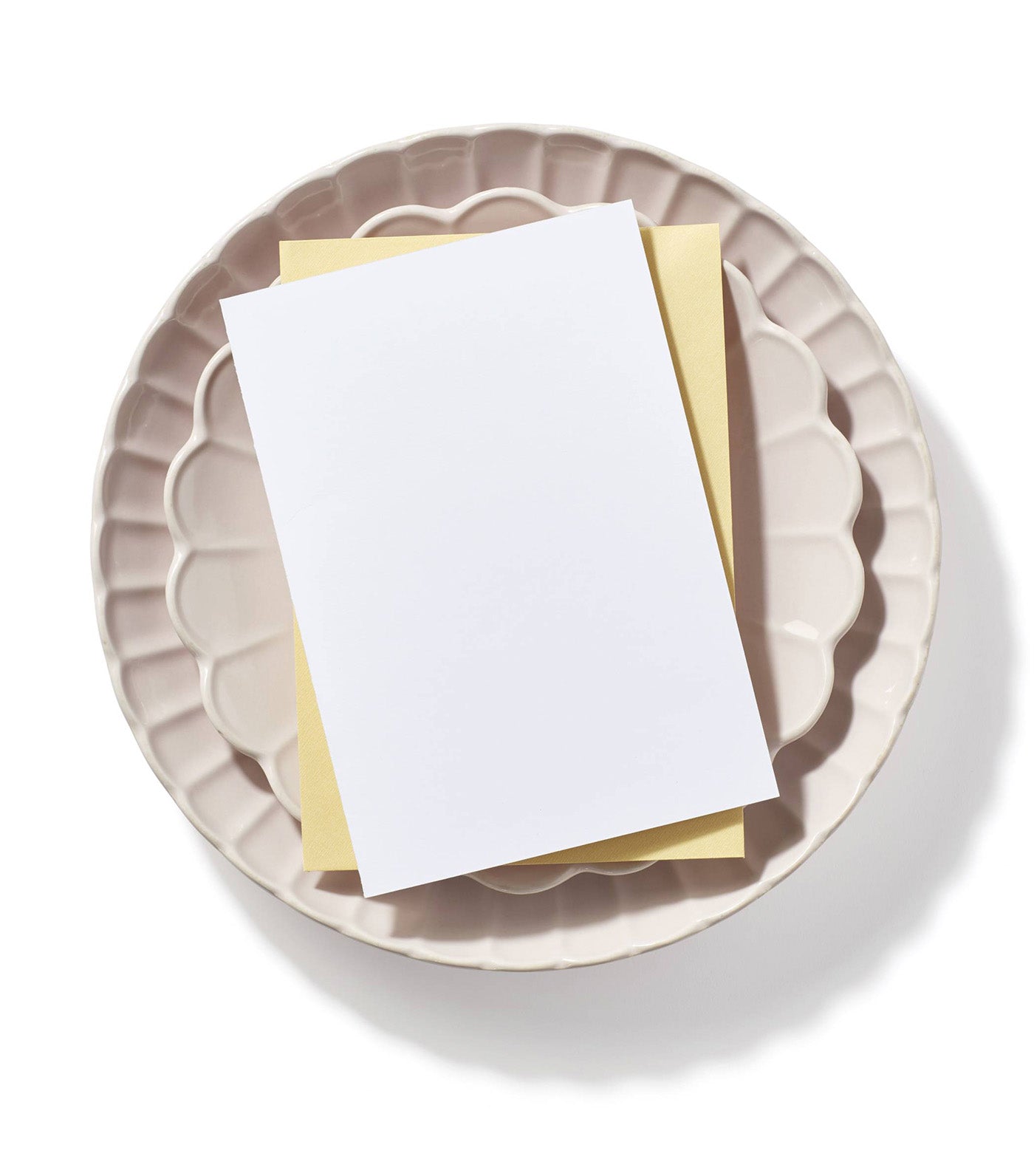 French Perle Scallop Dinnerware Collection Blush