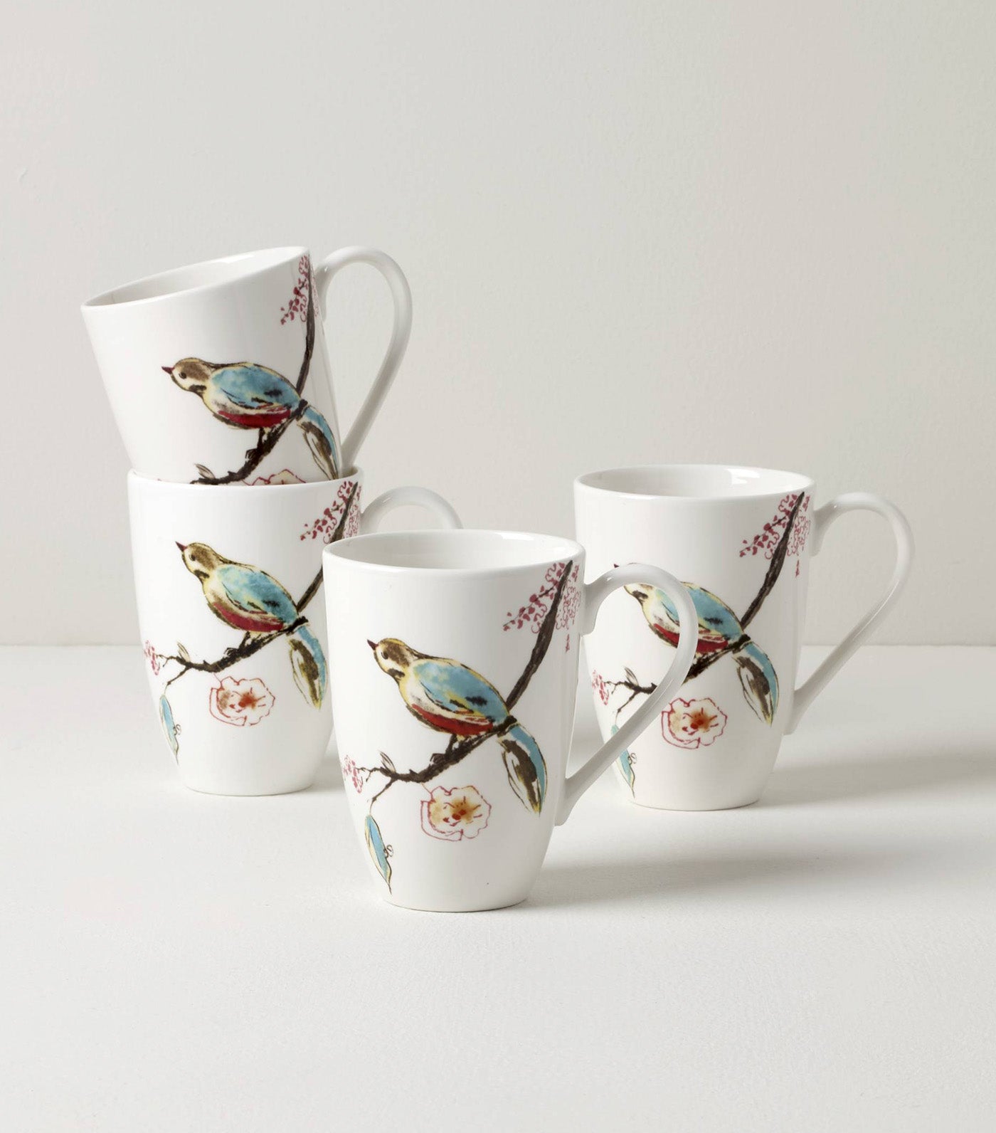 Chirp Dinnerware Collection White and Teal