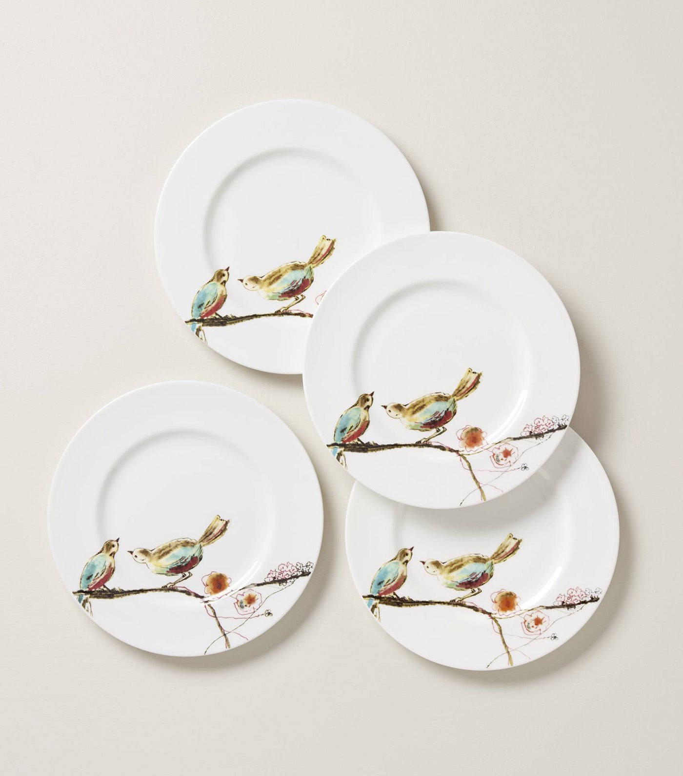 Chirp Dinnerware Collection White and Teal
