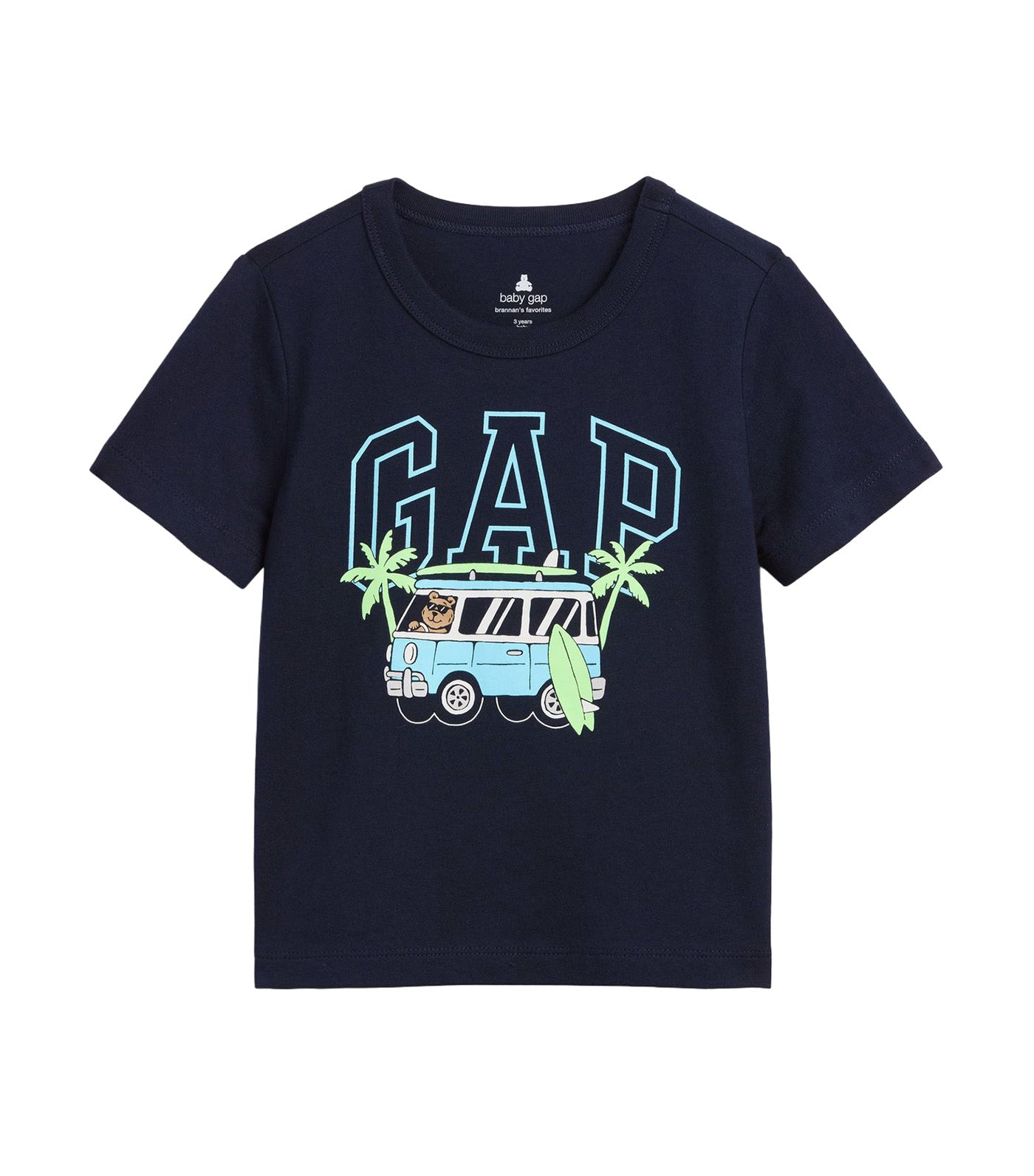 Baby and Toddler Graphic Logo T-Shirt Navy