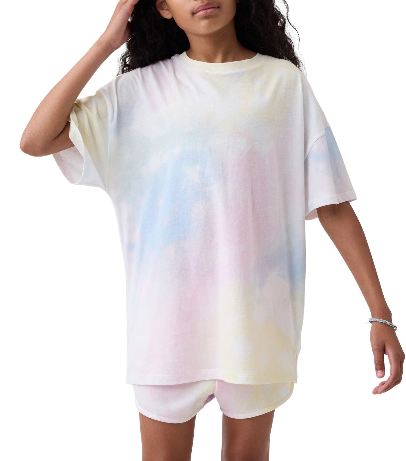 Kids Oversized Tunic T-Shirt Tie-Dye