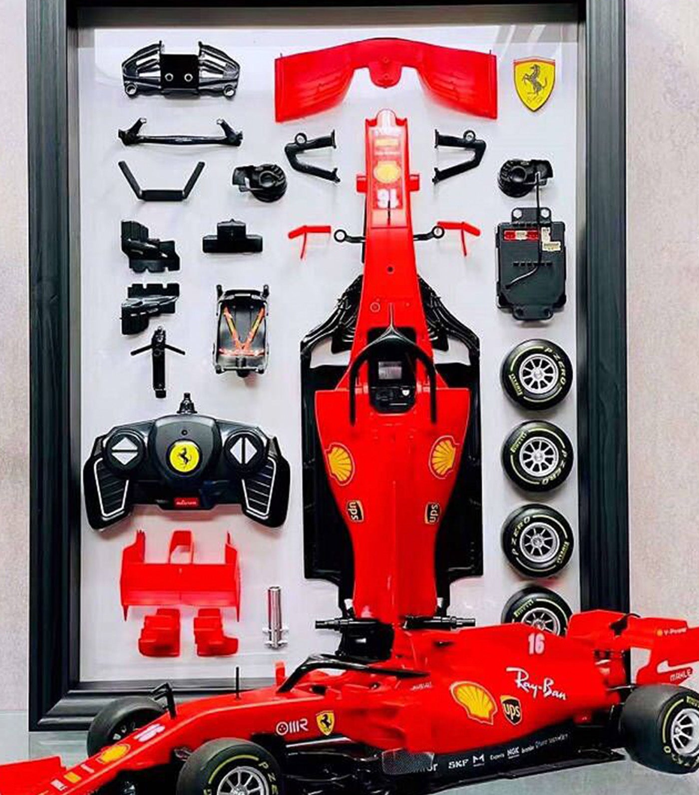RASTAR R/C 1:16 Ferrari SF1000 Building Kit Red