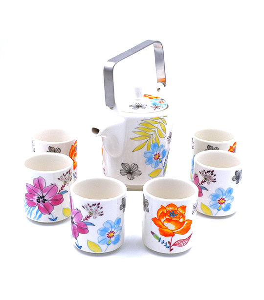 Eight-Piece Oriental Tea Set - Happy Now 2023