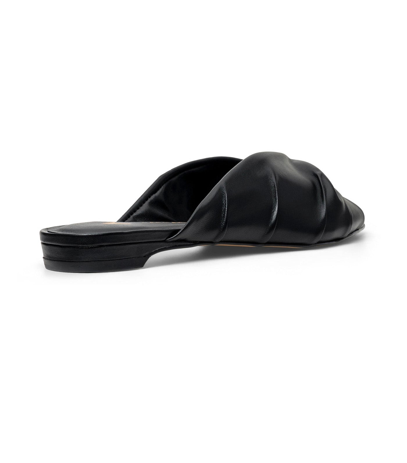 Carrano Flat Slide Sandals Black