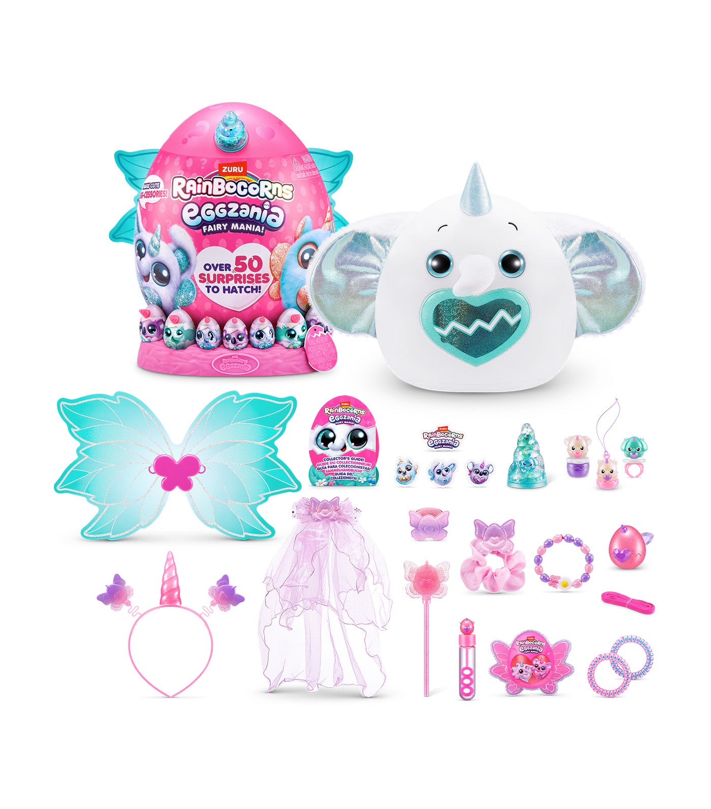 Eggzania Fairymania S1 Plush Large Pink